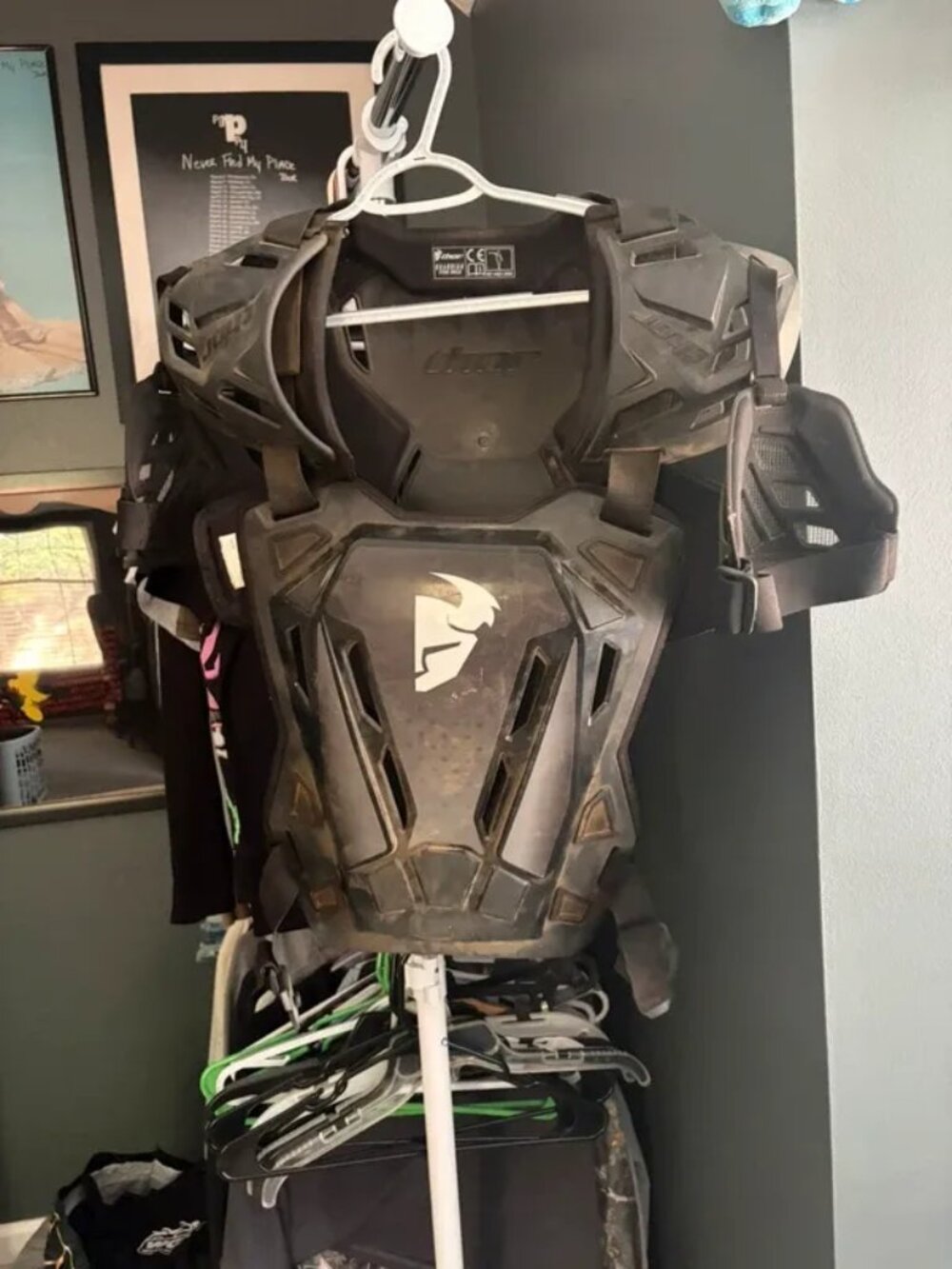 Thor Racing Guardian Stone Shield Motocross Chest Back Protector MX ATV